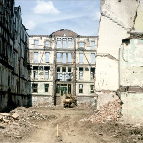 10 wilmington place undergoing major construction in the early days