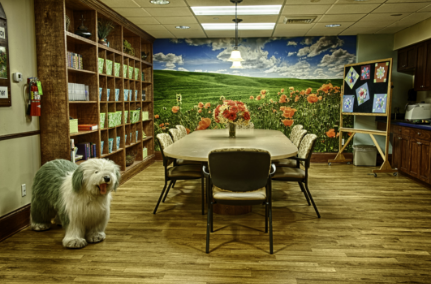 10 Wilmington Place's beautiful Memory Care gathering space