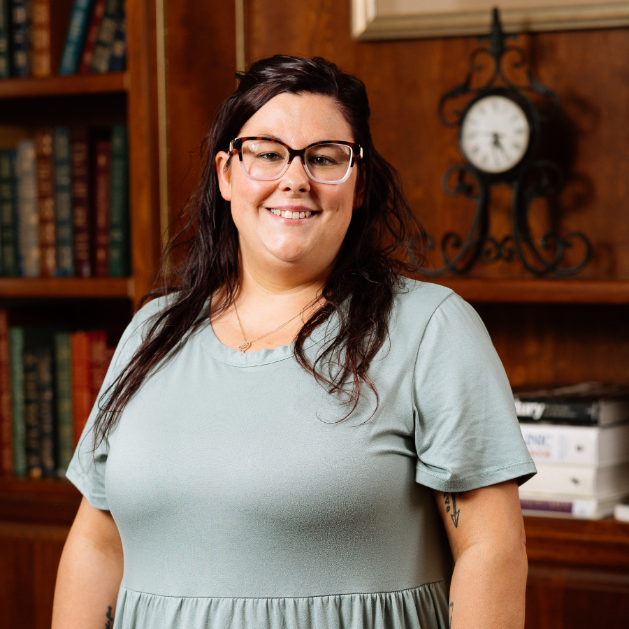 Caitlin Price, Director of Nursing at 10 Wilmington Place, smiles for the camera