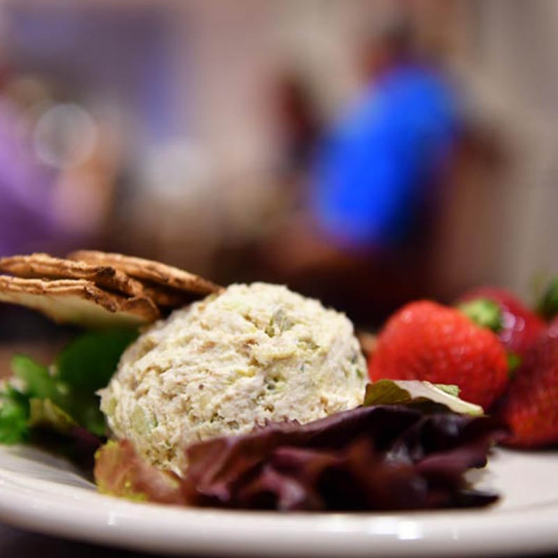 A gorgeous plate of dinner food that is served to senior living residents at 10 Wilmington Place