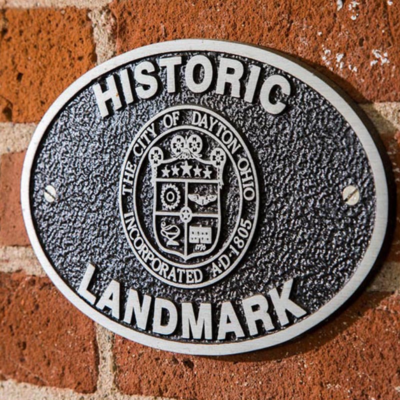 historic landmark on the 10 wilmington place building in Dayton