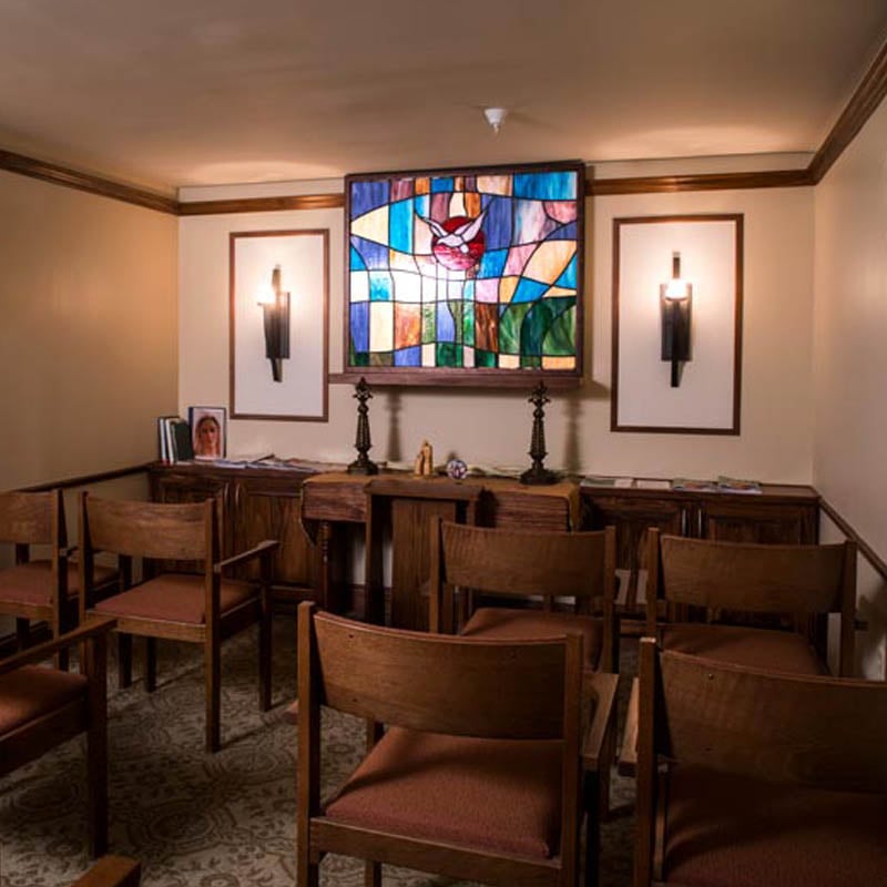 non denominational chapel for senior living residents of 10 Wilmington Place
