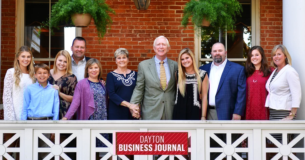 Barry Humphries and the 10 Wilmington Place Family featured in the Dayton Business Journal